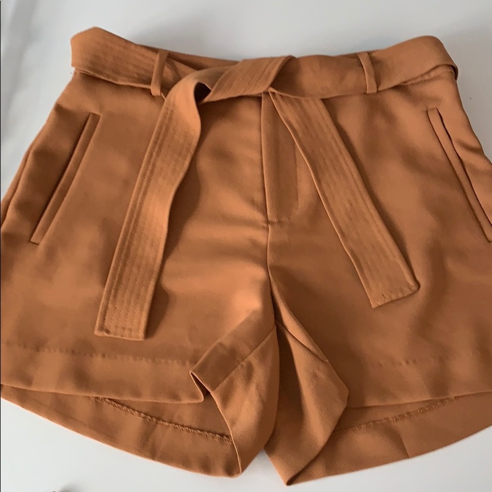 Nine West Paper-bag Tie Waist Shorts